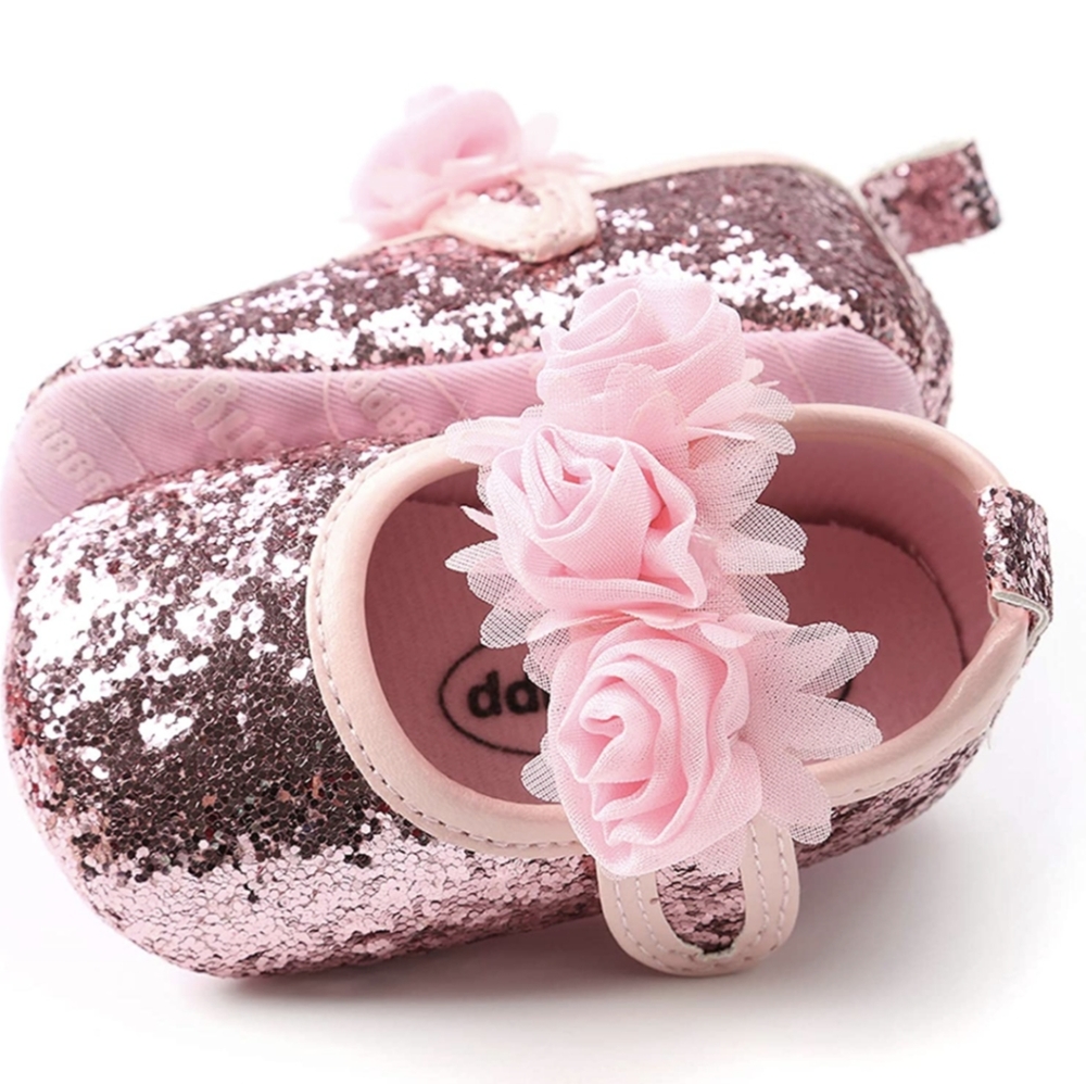 Pink Baby Girl Shoes Outfit Birthday Wedding Flower Girl Easter Spring